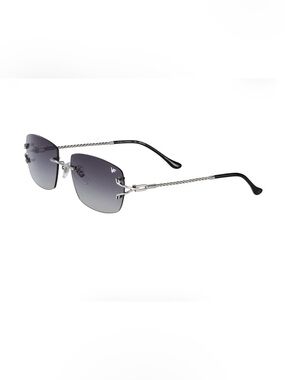 BAL HARBOUR RIMLESS DRILL MOUNT 24KT WHITE GOLD